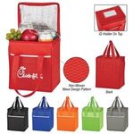 Non-Woven Wave Design Kooler Lunch Bag -  