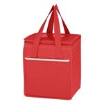 Non-Woven Wave Design Kooler Lunch Bag -  