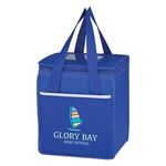 Non-Woven Wave Design Kooler Lunch Bag -  