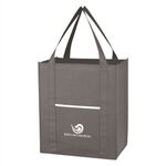 Non-Woven Wave Shopper Tote Bag -  