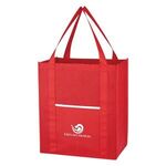 Non-Woven Wave Shopper Tote Bag -  