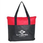 Non-Woven Zippered Tote Bag -  