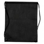 Nonwoven Drawstring Backpack 15"x18" - Black
