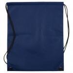 Nonwoven Drawstring Backpack 15"x18" - Navy Blue