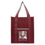 North Park Deluxe - Non-Woven Shopping Tote Bag - Red