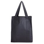 North Park - Non-Woven Shopping Tote Bag - Metallic imprint - Black