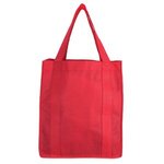 North Park - Non-Woven Shopping Tote Bag - Metallic imprint - Red