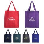 North Park - Non-Woven Shopping Tote Bag - Metallic imprint - Red