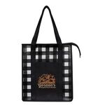 Northwoods Non-Woven Cooler Tote Bag - White with Black