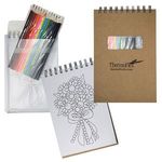 Notebook with Color Pencils -  