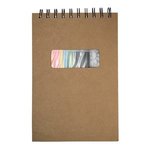 Notebook with Color Pencils -  