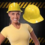 Novelty Plastic Construction Hats - Yellow