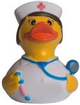 Nurse Rubber Duck - White-yellow