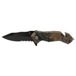 Nutwood Camo Rescue Knife - Camouflage