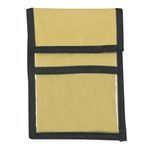 Nylon Neck Wallet Badge Holder - Khaki