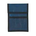 Nylon Neck Wallet Badge Holder - Navy Blue