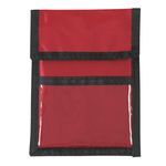 Nylon Neck Wallet Badge Holder - Red