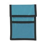 Nylon Neck Wallet Badge Holder - Turquoise