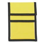 Nylon Neck Wallet Badge Holder - Yellow