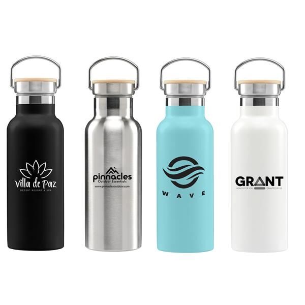 Main Product Image for Oahu 17oz. Double Wall Stainless Canteen Bottle - Silkscreen