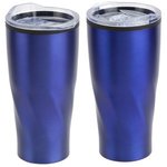 Oasis 20 oz Stainless Steel/Polypropylene Tumbler - Metallic Royal Blue