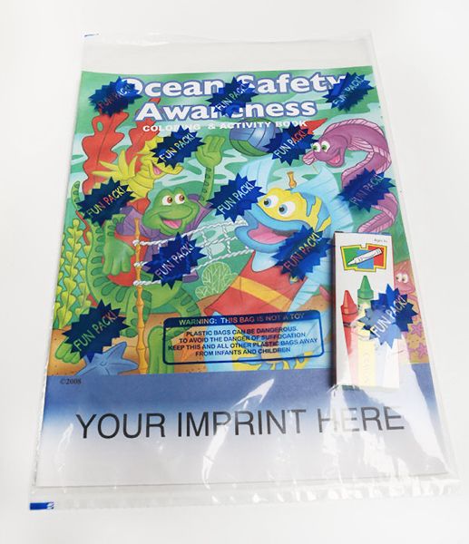 Main Product Image for Ocean Safety Awareness Coloring Book Fun Pack