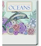 Oceans Coloring Book for Adults + Colored Pencils Relax Pack - Standard