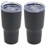 Odyssey 30 oz Stainless Steel/Polypropylene Travel Tumbler - Dark Black