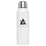 Ohana - 26oz. Stainless Water Bottle - Silkscreen - White