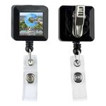 Olmsted VL 30" Cord Square Retractable Badge Reel - Black