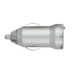 On-The-Go Car Charger - Matte Silver