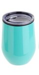 Onyx Wine goblet 12 oz Stainless Steel/Polypropylene - Metallic Teal