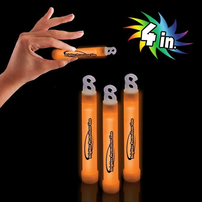 Main Product Image for Orange 4" Premium Glow Sticks
