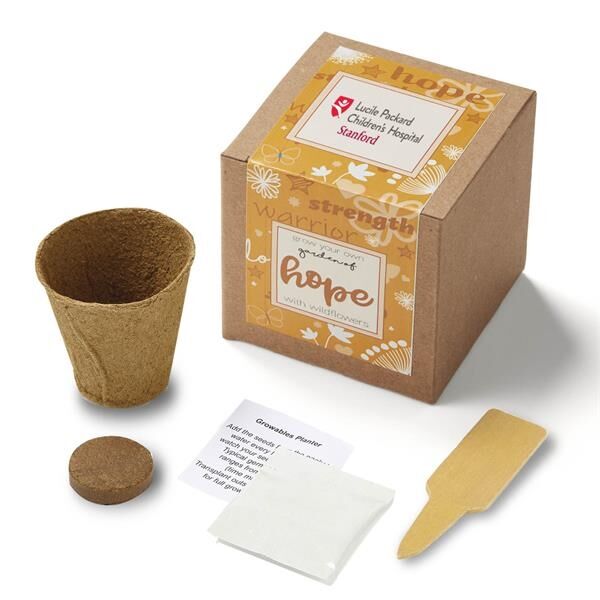 Main Product Image for Orange Garden of Hope Seed Planter Kit in Kraft Box