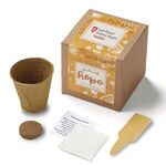 Orange Garden of Hope Seed Planter Kit in Kraft Box - Brown