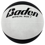 Orange Rubber Basketball (Pad Printed) - Black-white