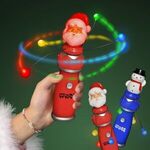 Orbiting LEDs Spinning Christmas Toy Wands -  