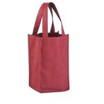 Orchard Breeze 2-Bottle Wine Bag - Medium Burgundy