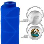 Origami 25oz. Silicone Water Bottle