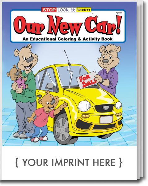Main Product Image for Our New Car Coloring And Activity Book