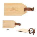 Outbound Bamboo Luggage Tag - Natural