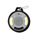 Outdoor Wireless Speaker With COB Light - Black With Gray