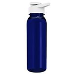 Outdoorsman- 24 oz- Drink Thru Lid - Transparent Navy Blue