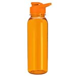 Outdoorsman- 24 oz- Drink Thru Lid - Transparent Orange
