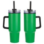 Outpost 40 oz Stainless Steel/Polypropylene Mug - Green