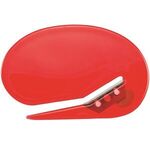 Oval Cutter - Translucent Red