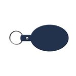 Oval Flexible Key Tag - Dark Blue
