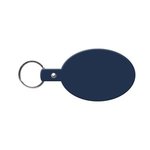 Oval Flexible Key Tag - Dark Blue