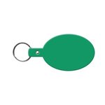 Oval Flexible Key Tag - Green