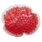 Oval Gel Bead Hot/Cold Pack - Red